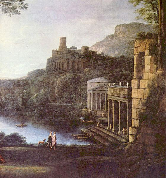 Landschaft mit der Nymphe Egeria und Konig Numa